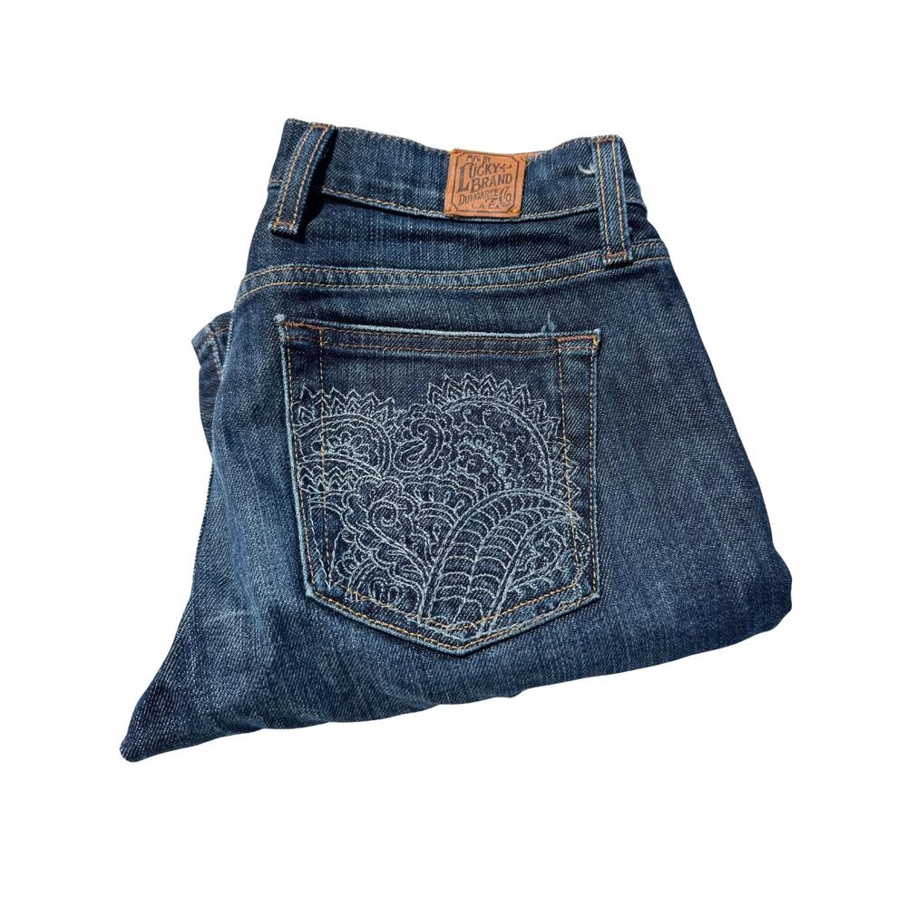 vintage Lucky brand dungaree jeans gene montesano size 2/26